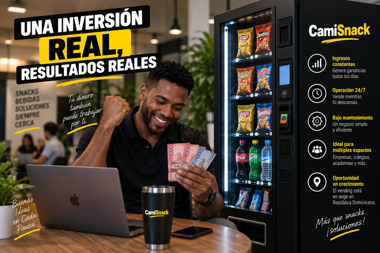 Inversionista revisando resultados reales del negocio de vending